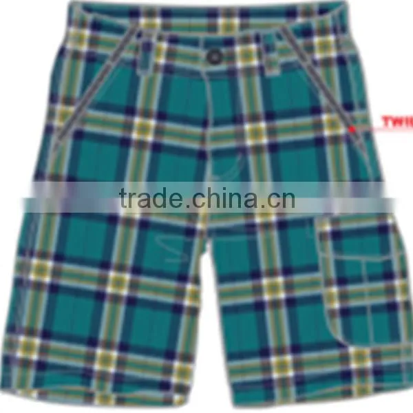 Grid Pattern Stocklot Beach Board Shorts photo-4
