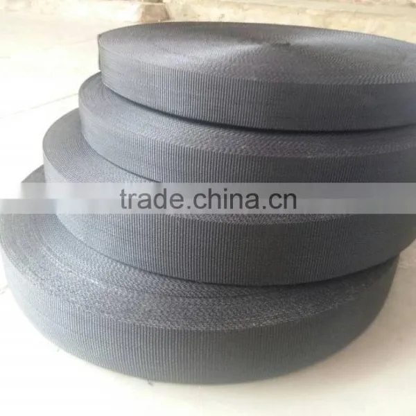 Black Color Polyster Webbing Tape Made by High Tenacity Polyster photo-3