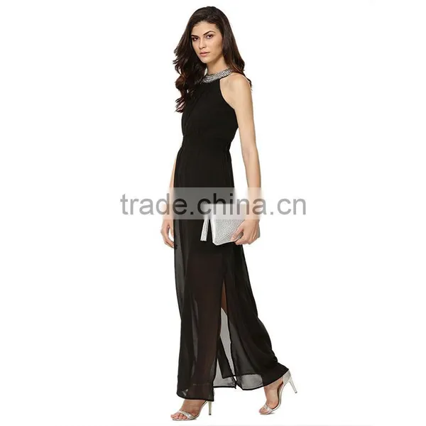 Chiffon Maxi Cocktail Dresses Mint Long Dress New Style Dress Lady photo-3