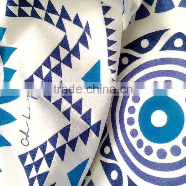 59inches Diameter Round Beach Towel With Tassel photo-3