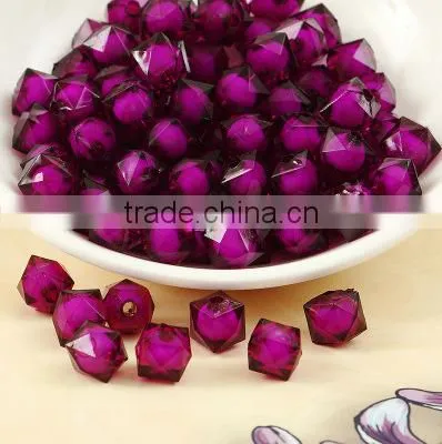 Cute Mixed Color Beads in the Bead Acrylic Square Shaped Beads photo-5