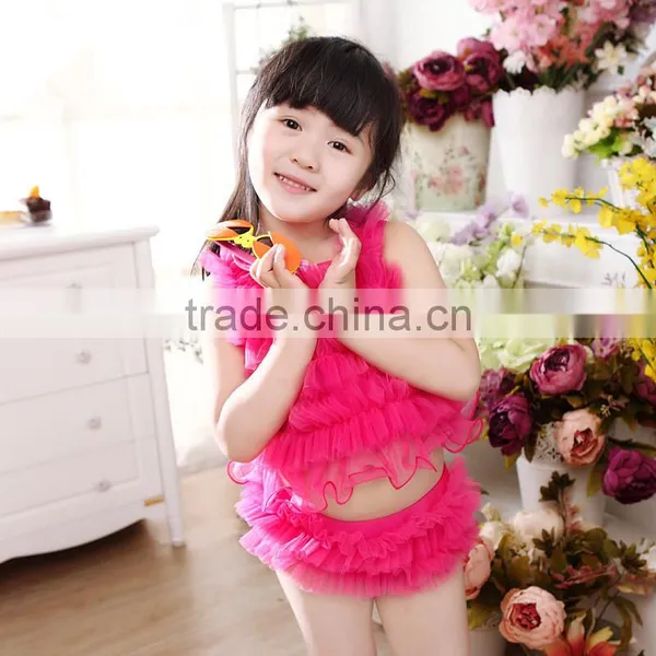 S13726A New Children Baby Girl Bikini Swimwear Children Swimwear
