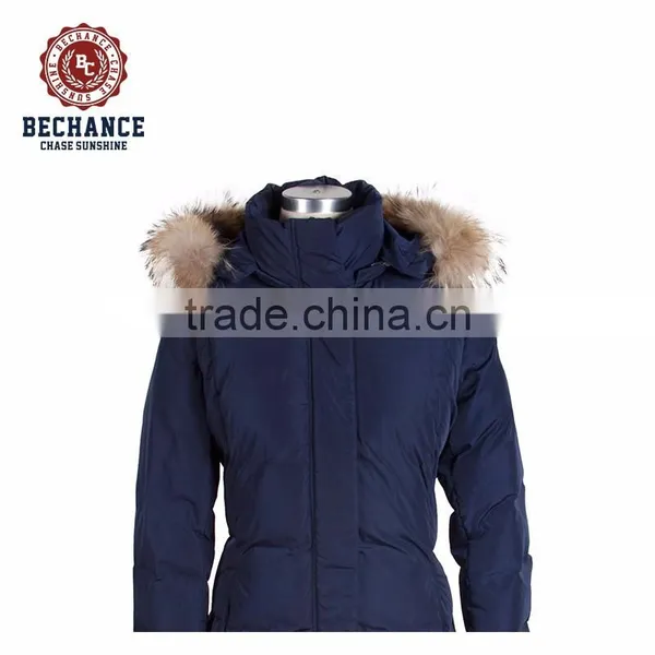 ST15-DC4006 Women's Winter Parka With Faux Fur Hood photo-3