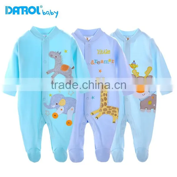 Sleeve Babysuits/plain Romper/newborn Romper photo-2