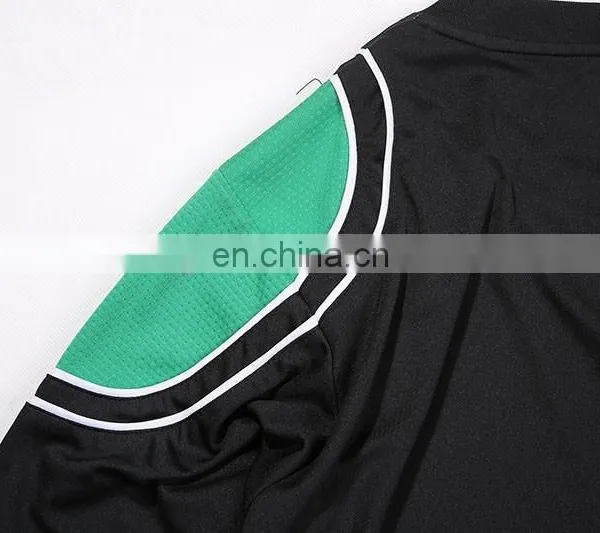 Long Sleeves Custom Black Soccer Referee Jersey photo-3