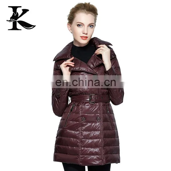 Fashion Winter Clothing Windproof Warm Down Feather Jacket For Women photo-2