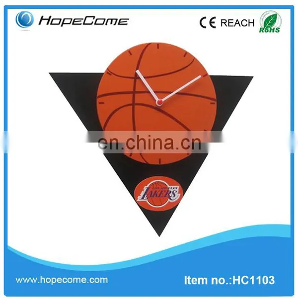 (HC1103)triangle Plastic Frameless Wall Clock China Bicycle Frames