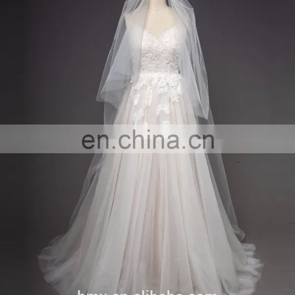Sexy Spaghetti Strap Neckline Bridal Gowns Perspective Lace Casual Wedding Dress Bridal Gown Evening Dress