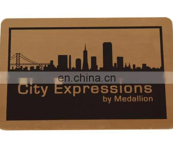 Adhesive Bottle Sticker Custom Metal Wine Brand Label Tag photo-4