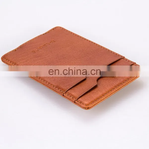 Verified Suppliers Excellent Handmade Money Clip Leather Wallet photo-5
