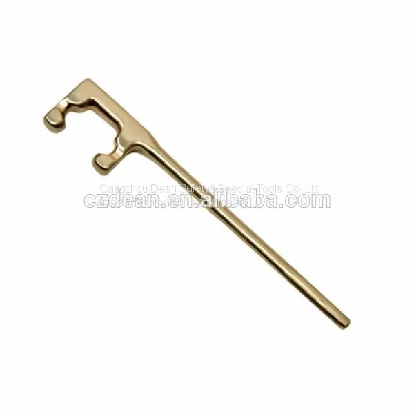 Dean Tools Non Sparking Antislip Valve Wrench Aluminum Bronze Be-cu photo-2
