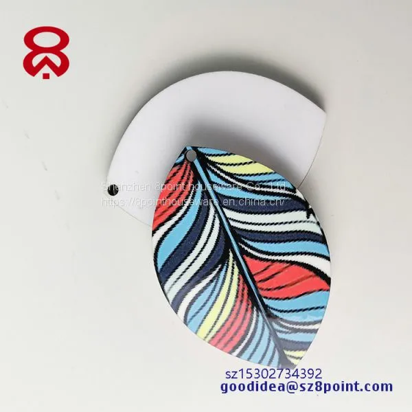 Promotional Sublimation MDF Custom Wooden Keychain photo-4