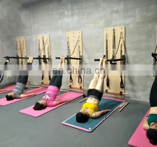 High Quality With Low Price Pilates Reformer Wall Unit Spring Board Wood Power Spring Tower SRP30 photo-3