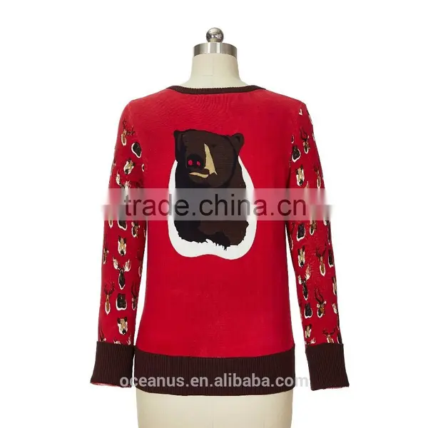 100% Cotton Printed Ladies Sweaters photo-5