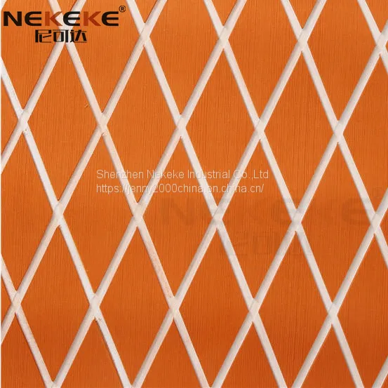 Nekeke Orange + White Diamond on Surface EVA Foam Decking Flooring for Boat Parts photo-2