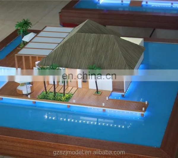 Architectural Design of House 3d Visualization Miniature Zone Plan Hotel Building Model photo-5