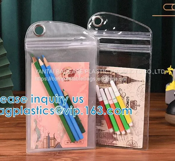 Clothes Storage Bag, Makeup Organizer With Reinforced Handle, Vinyl Storage Bags, Dual Zippers, Moving Totes photo-3