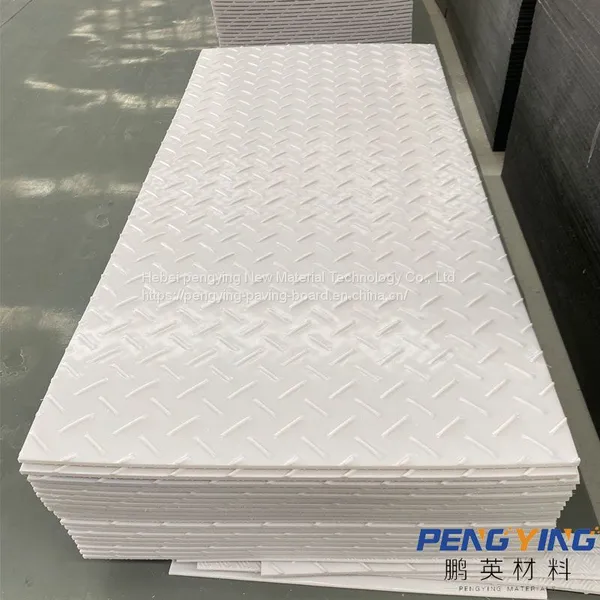 Pengying New Material Direct Selling 12.7mm Oil Production Plant Temporary Paving Board Polymer Polyethylene Road Base Plate PE Paving Board photo-3