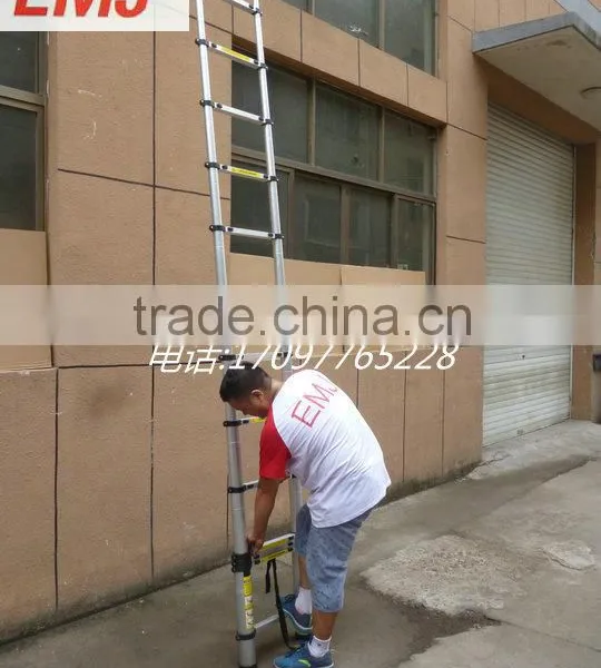 3.2M EXTENDABLE 10 STEP TELESCOPIC LADDER MULTI PURPOSE EXTENSION ALUMINIUM photo-2