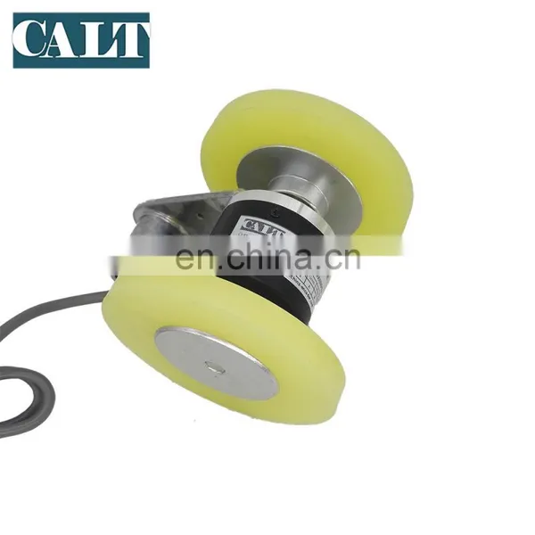 Double Wheel Type Encoder 300ppr Resolution 300mm Perimeter Wheel Push Pull Output Length Measuring Sensor photo-3
