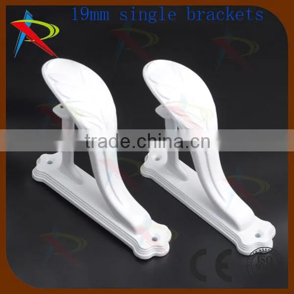 Fancy Metal Single 19mm Drapery Curtain Bracket Export Algeria photo-3