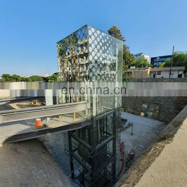 Custom Outdoor Glass Panels Silk Screen Printing Tempered Laminated Building Glass photo-3