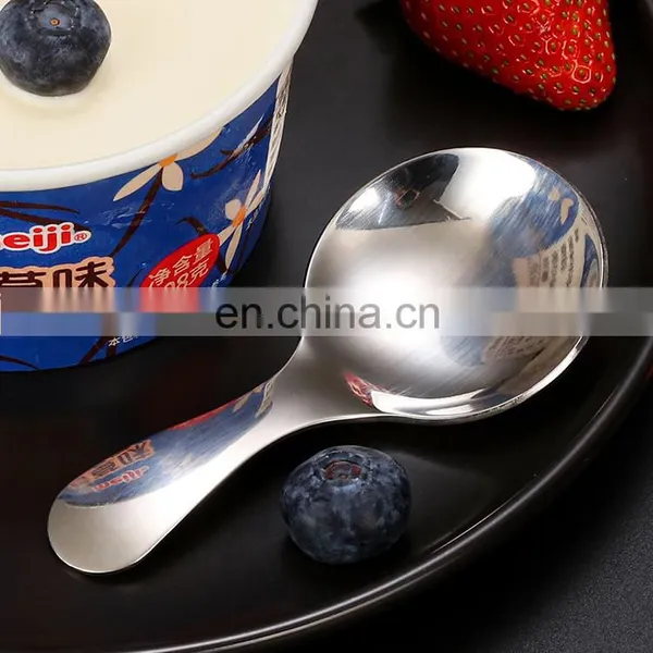 Stainless Steel Spoon Mini Coffee Tea Small Spoons Metal Spice Sugar Salt Scoop Kids Ice Cream Spoon Kitchen Cooking Gadgets photo-3