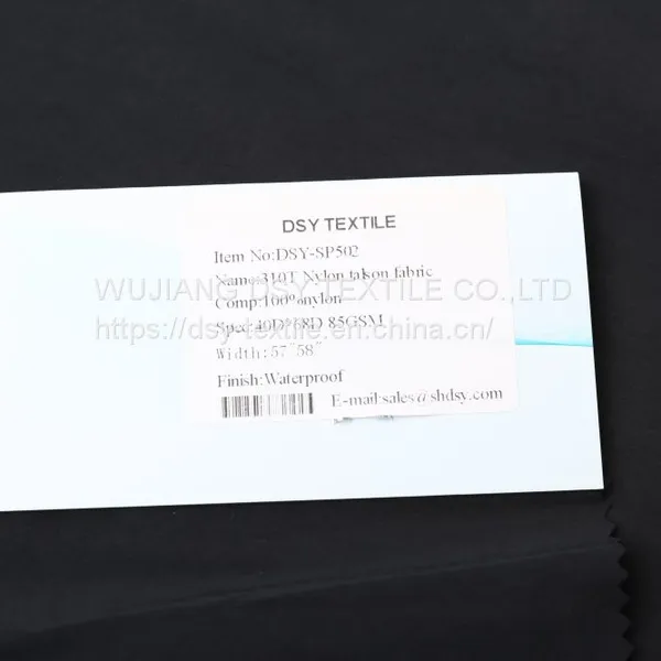 High-density Nylon Taslon, 310T Nylon Taslon, Creased Taslon Fabric photo-3