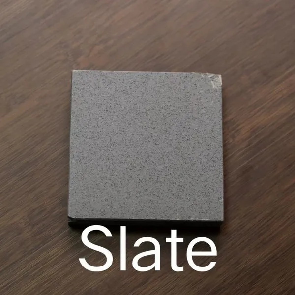 Code：Slate，Calacatta White Quartz Artificial Stone Quartz Slab Kitchen Countertops