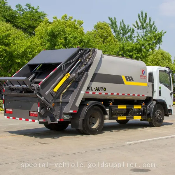 10 Square Volume Garbage Truck Dongfeng Frica F7 Compression Garbage Engineering Truck photo-3