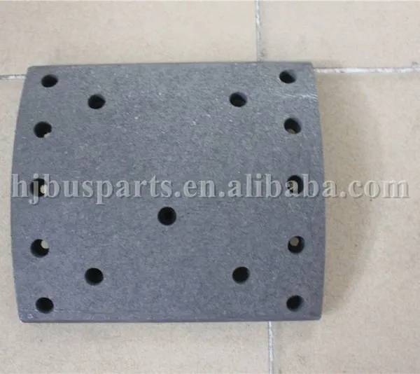 Other Performance Parts Bus Truck Spare Parts 12 Hole Rivet Brake Lining Goldendragon Shenlong Front Brake Lining photo-4