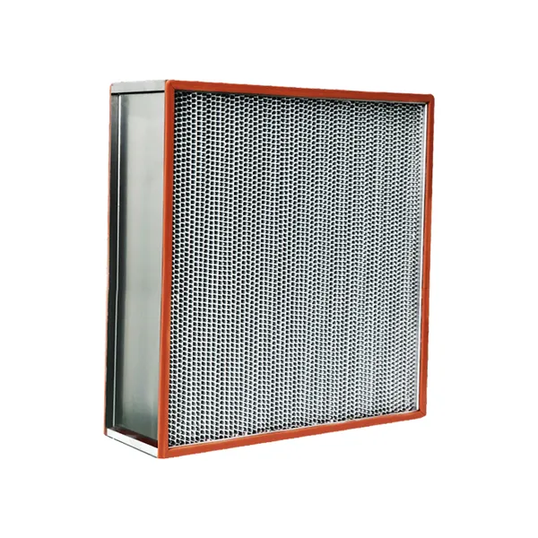 150°C High Temperature H13 H14 Operating Room Deep Pleated HEPA Filter for Furnace