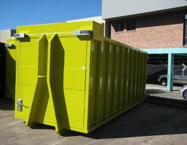 BOLI Steel Dustbin Trash Bin Large Waste Garbage Bin Hook Lift Container Dumpster for Sale photo-4