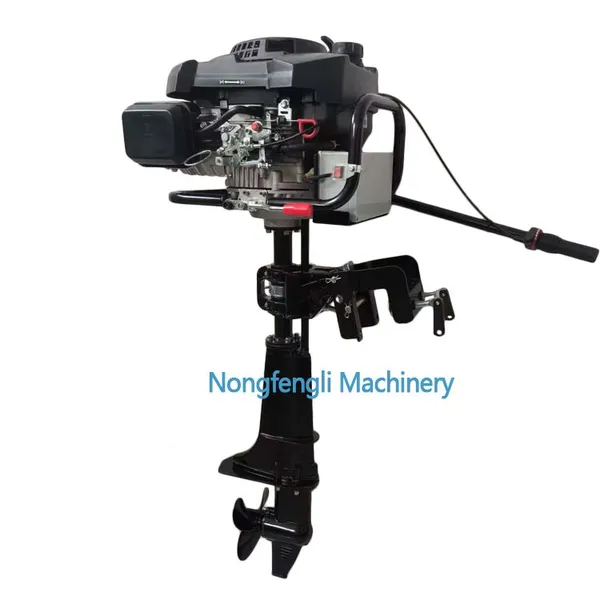 Zongshen 4-Stroke 9HP Outboard Marine Gasoline Engine With New Electric Start, Reverse Gear, and Air Cooling System. photo-2