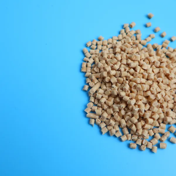 TPE/TPV/TPS Granular Materials for Foam Imitation Wood-colored Wine Bottle Stopper photo-3