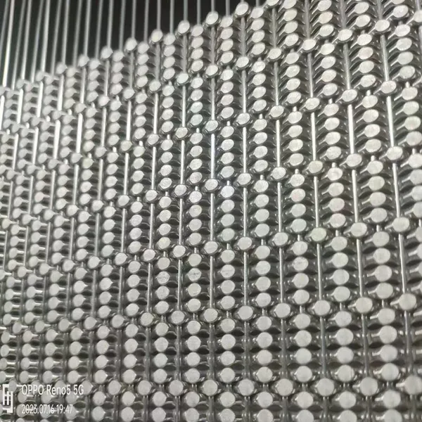 Industrial Building Exterior Walls, Architectural Metal Decorative Mesh, Hotel Wall Metal Mesh Ceiling Partition Curtains photo-3