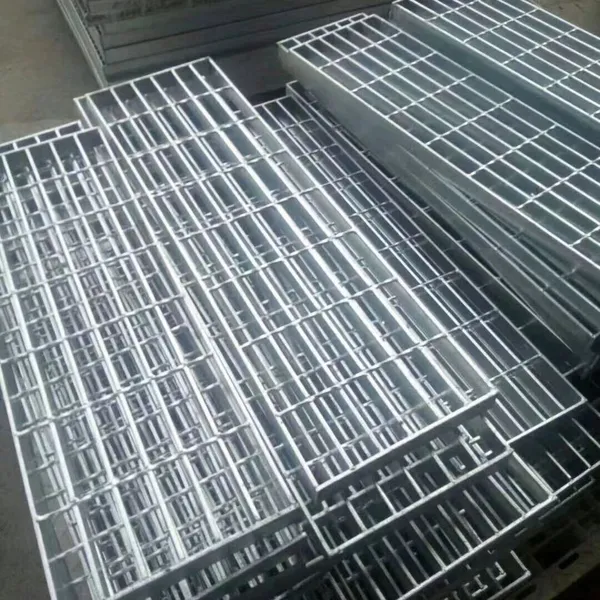 Rejilla de acero galvanizado por inmersión en caliente, rejilla metálica de servicio pesado para caminos y plataformas industriales