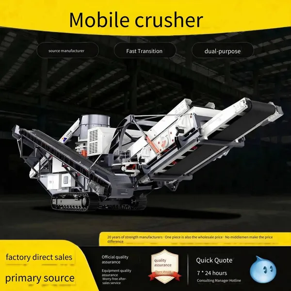 Tracked Mobile Crushing Station, Tracked Jaw Crusher, Manufacturer of Granite, Cobblestone and Bluestone Crushing Equipment