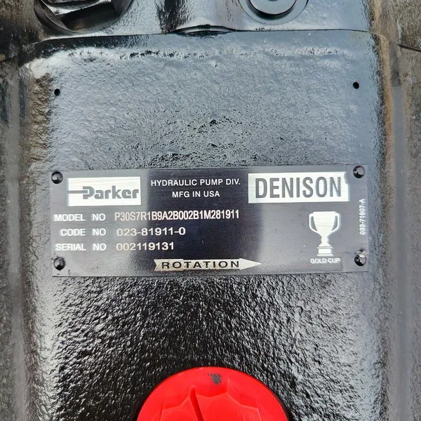 Parker P30S7R1B9A2B002B1M281911 Gold Cup Pump New Original High Safety All Fitting photo-4