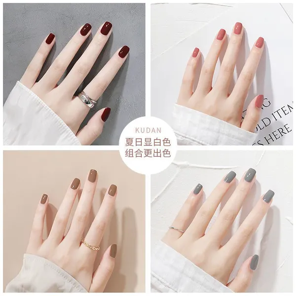 Water-Based Nail Polish No-Cure Formula | Quick-Drying | Long-Lasting | Clear & Natural Finish | Pink Nail Care Polish | Nail Repair Treatment photo-4
