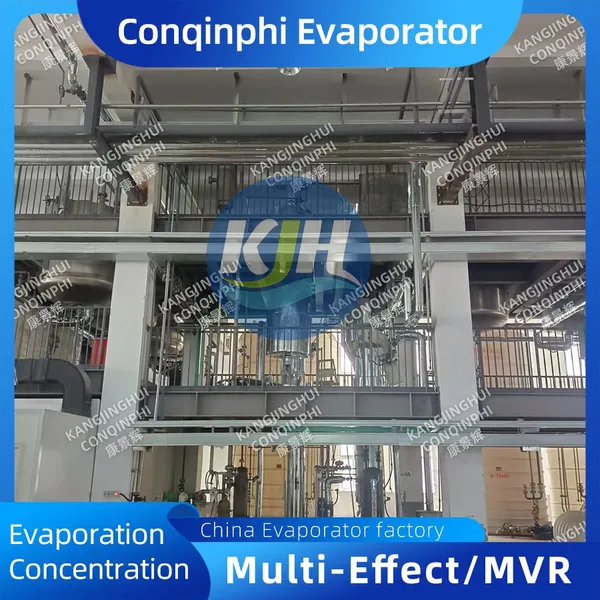 Explosion-Proof Cocurrent MVR Evaporator, 1000L/h, SS316L, for Chemical Processing