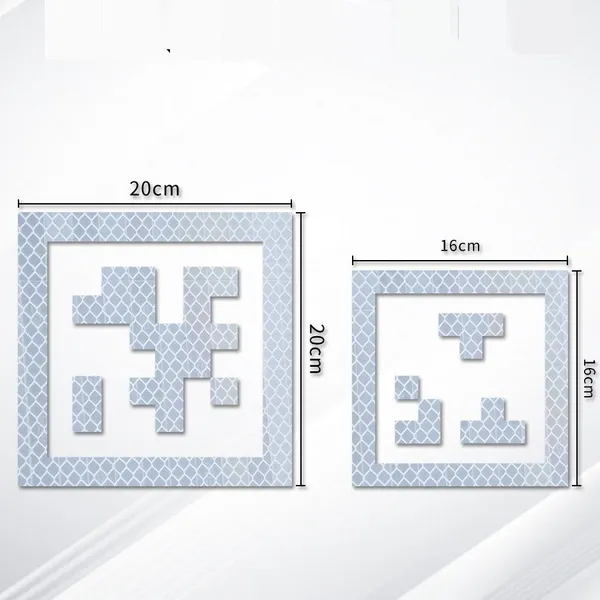 Microprism obstacle avoidance Reflective Labels & positioning stickers for Robots