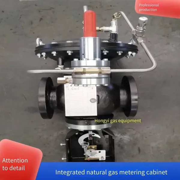 Cng Pressure Reduction Skid Gas Pressure Regulating Box Equipment, Lng Supercharger Pressure Regulating and Metering Cabinet, Hongyi photo-4