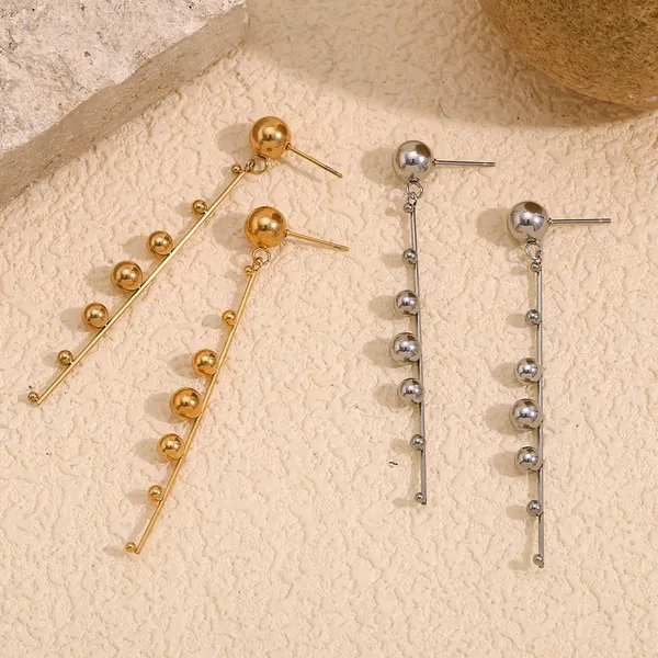 Wholesale 304 Stainless Steel Earrings Hypoallergenic Nickel-Free Fashion Jewelry for Wholesale Supplier photo-2