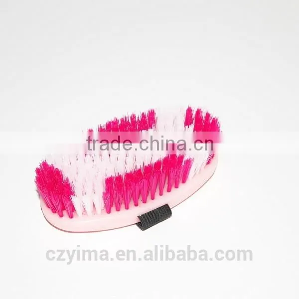 Horse Body Brush With Easy-grip Strap/grooming Brush photo-2