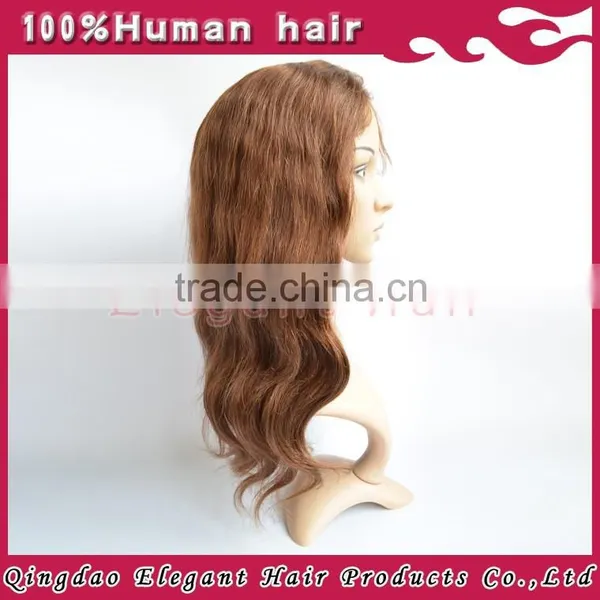 2015 Qingdao New High Quality Lace Wig Human Hair Full Lace Wig With pu for Women photo-5