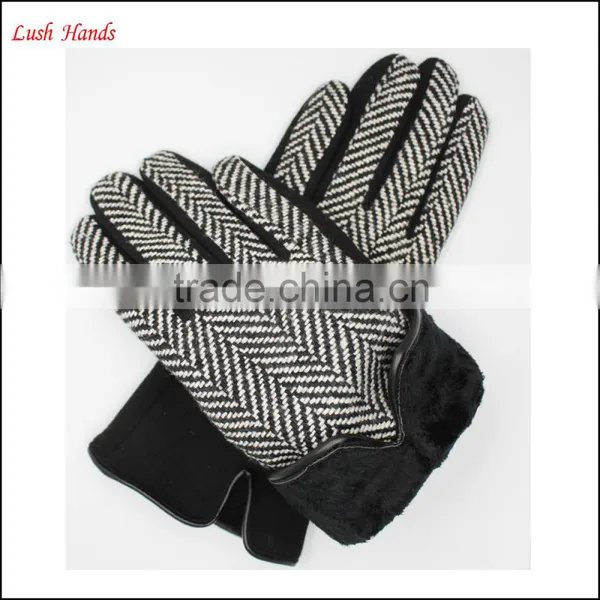 Ladies High-quality Woolen Gloves With Polyester photo-2