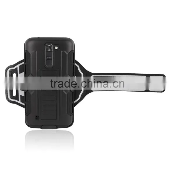 Sweatproof and Detachable Sports Armband,key and Credit Card Holder Dual Layers Protective for LG K7 photo-5