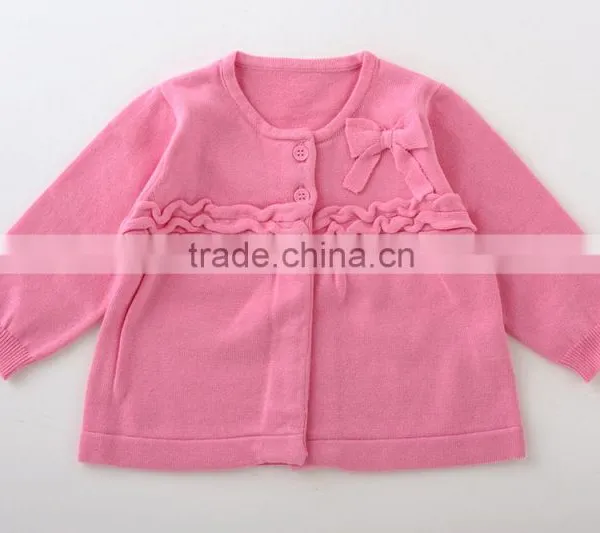 High Quality Childrens Girl Clothing Garments Cute Kids Clothes Infant Baby Wear Knitted Cardigan Japanese Wholesale photo-3