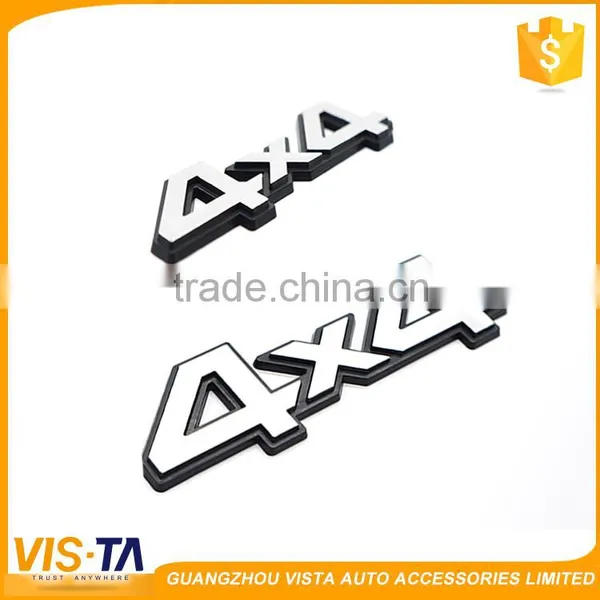 Different Color 4x4 Shape Design Car Body Warning Sign Safety Hard ABS Car Sticker Car Signs photo-3